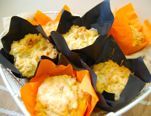 Can you go back to savoury now? Cheese and onion muffins